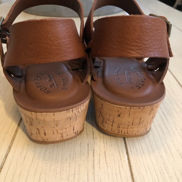 Kork-Ease Myrna wedge leather sandals - Picture 6 of 8